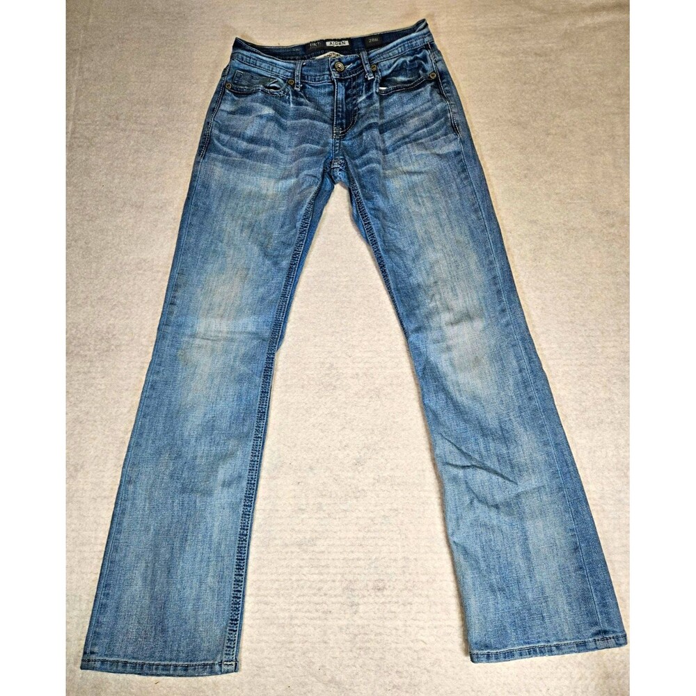 Vintage BKE Bootcut Slim Fit Low Rise Light Wash Blue Stretch Jeans 28R Y2K